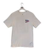 Nike 90's Turtle back print t-shirt White - REWEAR CLUB