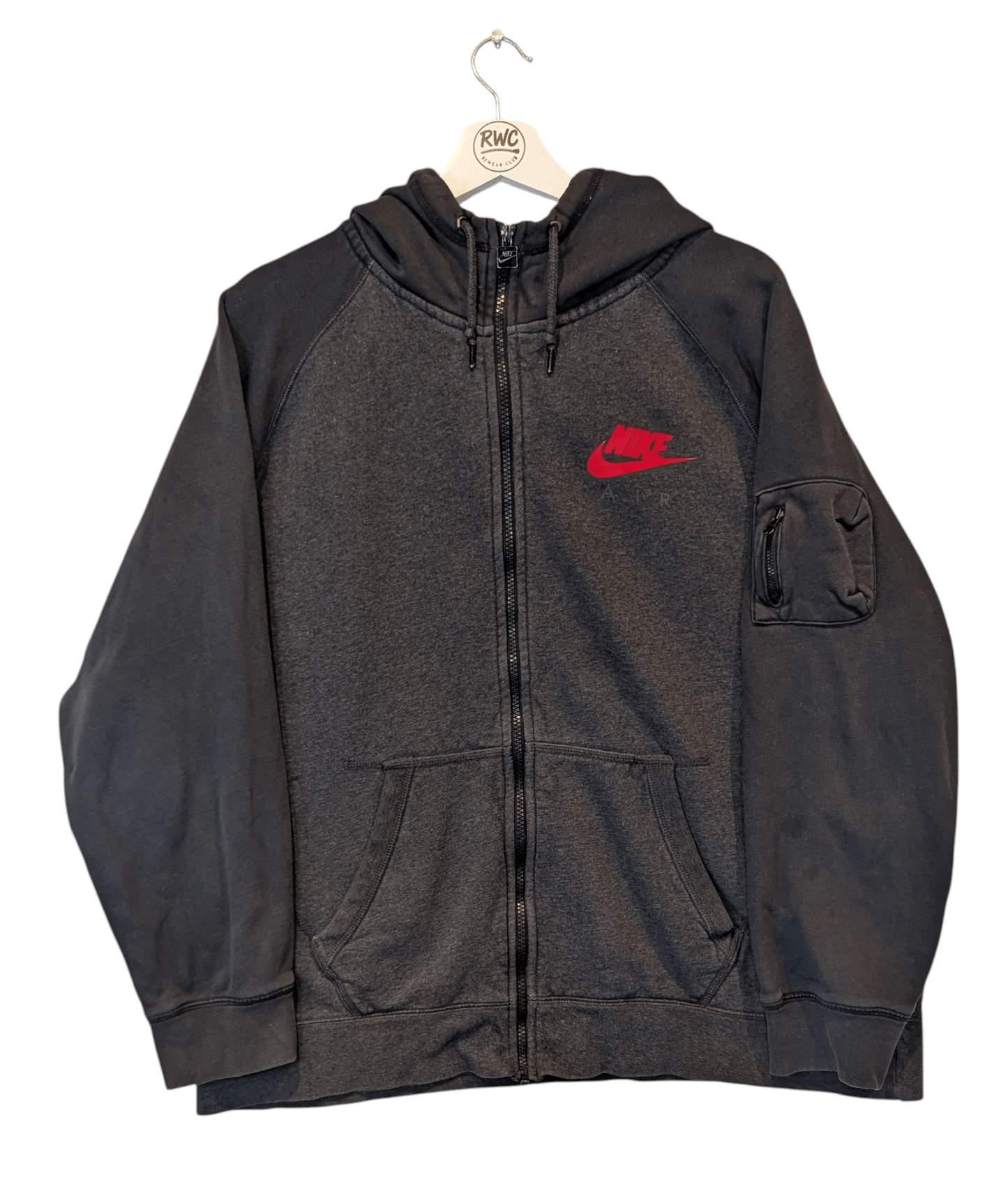Nike Air Full Zip Jacket Grey - REWEAR CLUB