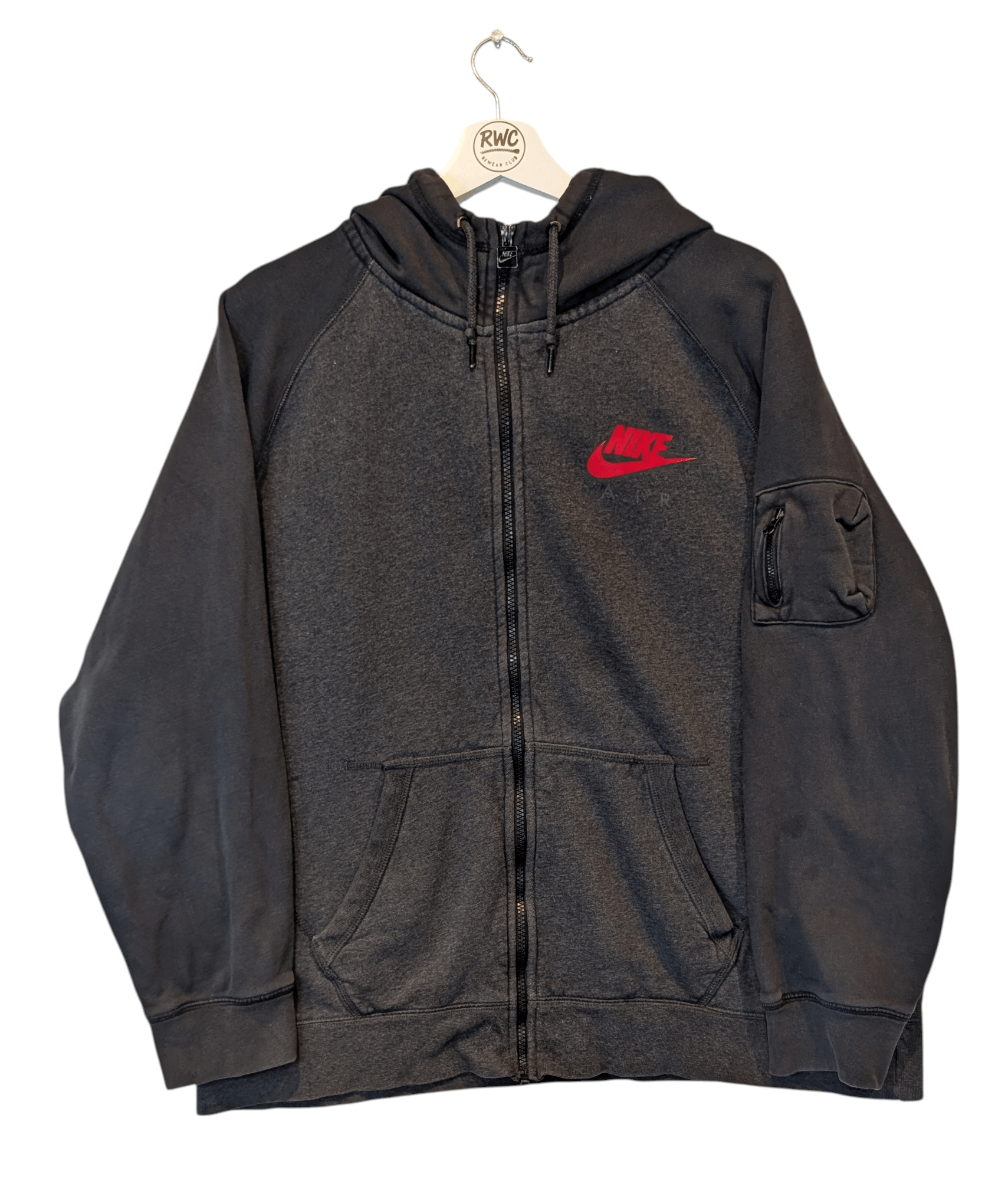 Nike Air Full Zip Jacket Grey - REWEAR CLUB