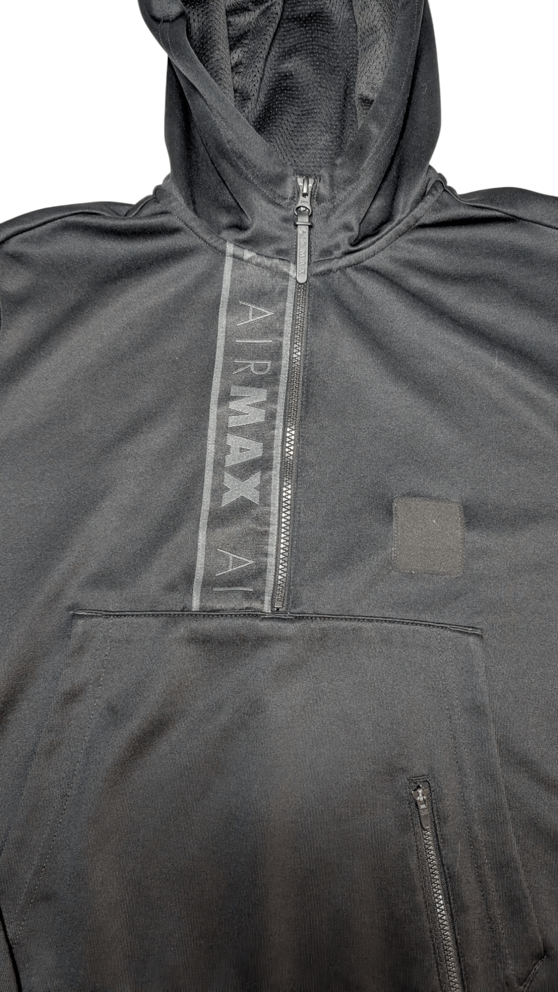 Nike Air Max Half Zip Hoodie Black - REWEAR CLUB
