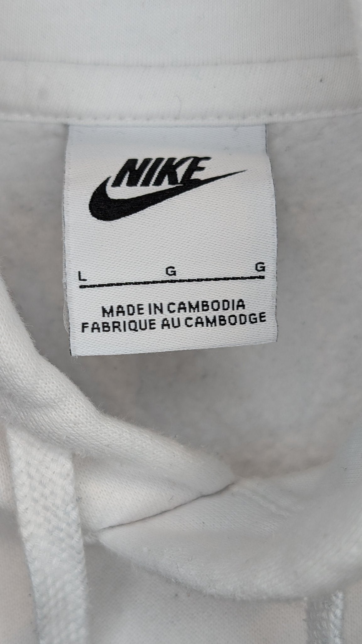 Nike Hoodie White - REWEAR CLUB
