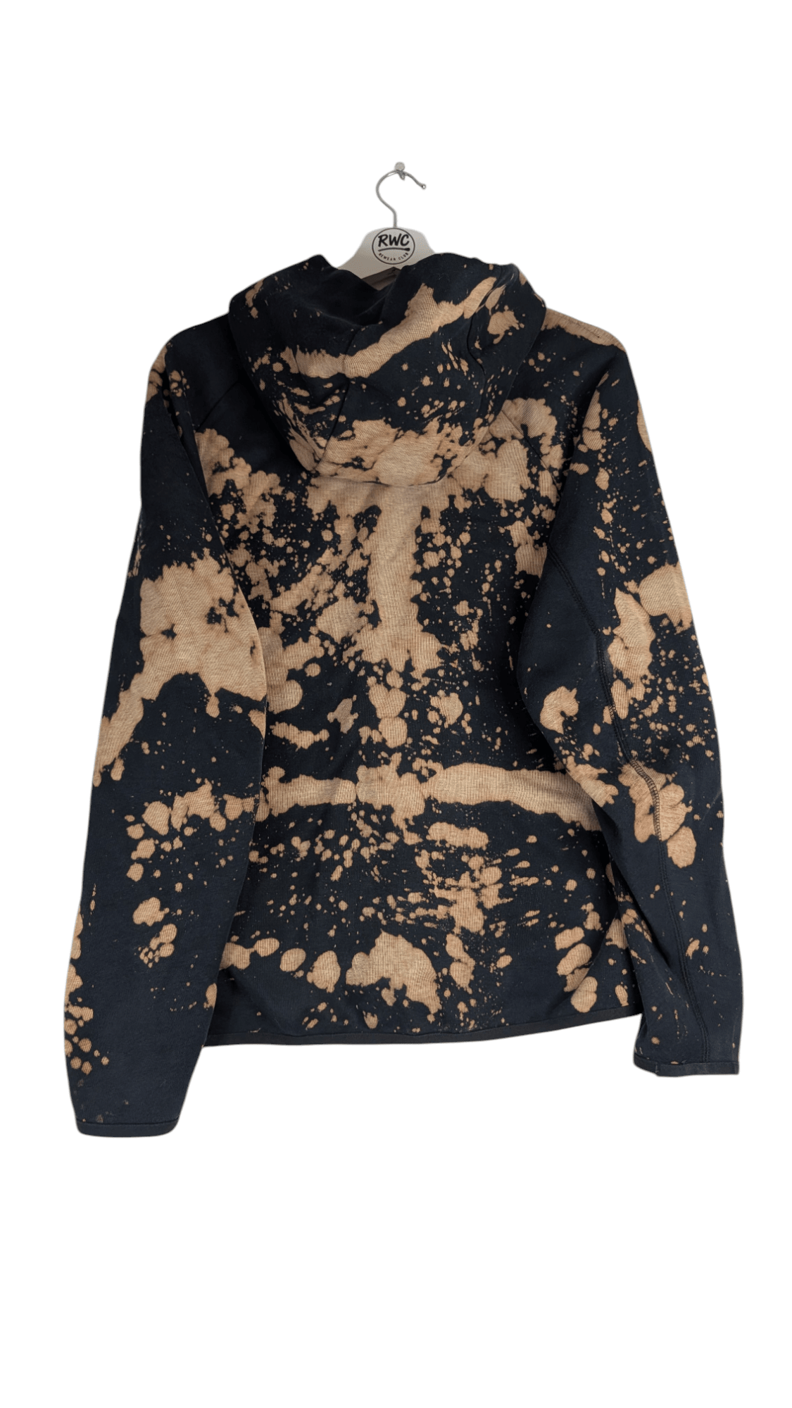 Nike Men's Hoodie Tye Dye Black Size Medium - REWEAR CLUB