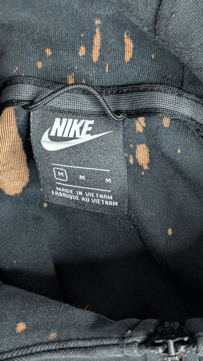 Nike Men's Hoodie Tye Dye Black Size Medium - REWEAR CLUB