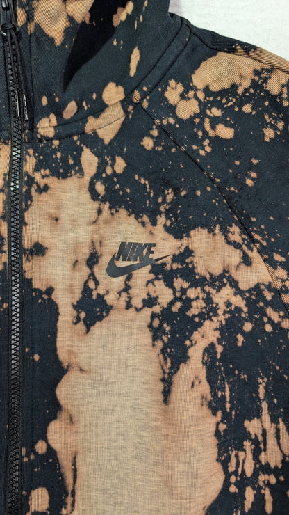Nike Men's Hoodie Tye Dye Black Size Medium - REWEAR CLUB