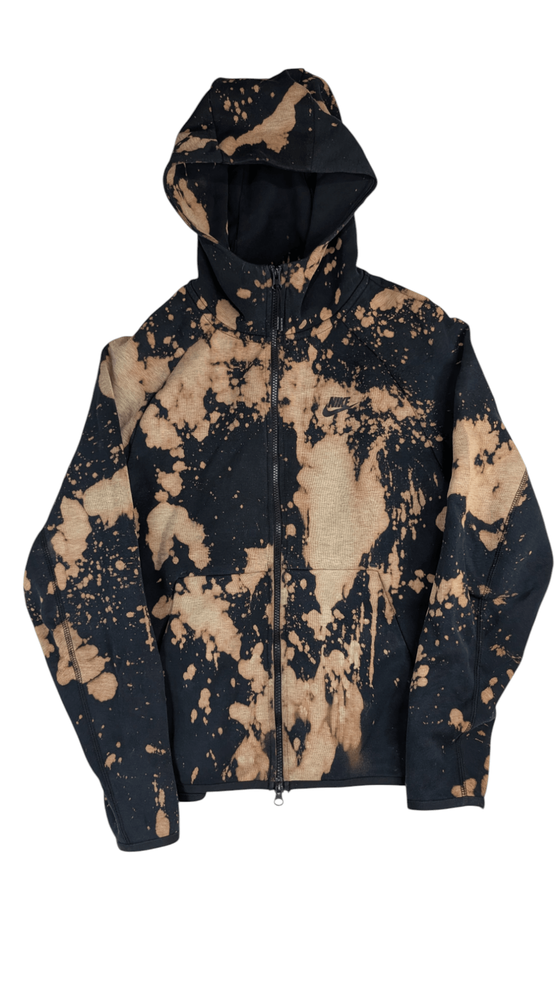Nike Men's Hoodie Tye Dye Black Size Medium - REWEAR CLUB