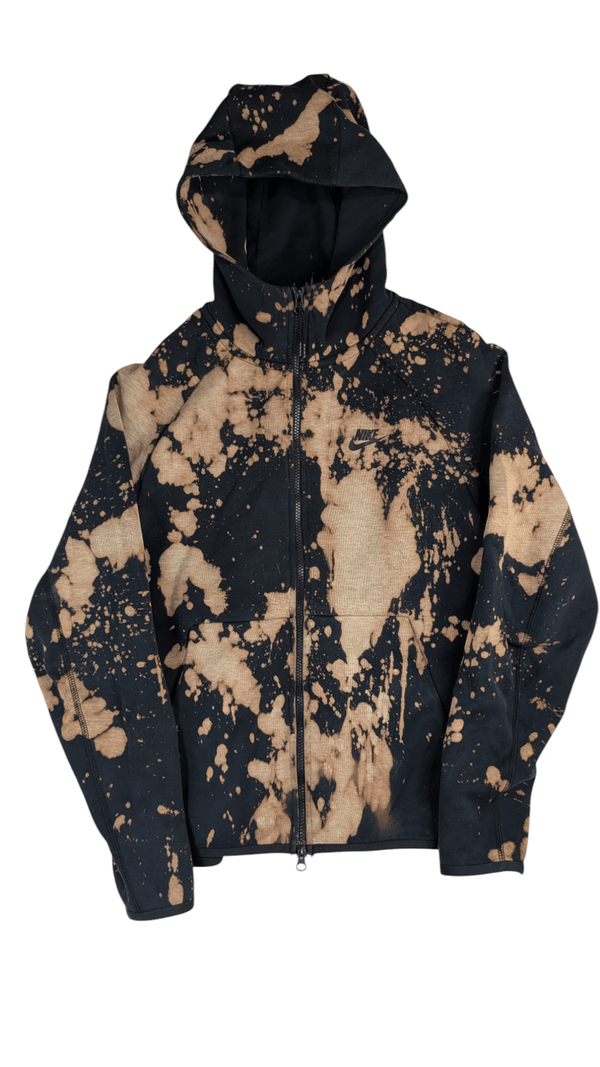 Nike Men's Hoodie Tye Dye Black Size Medium