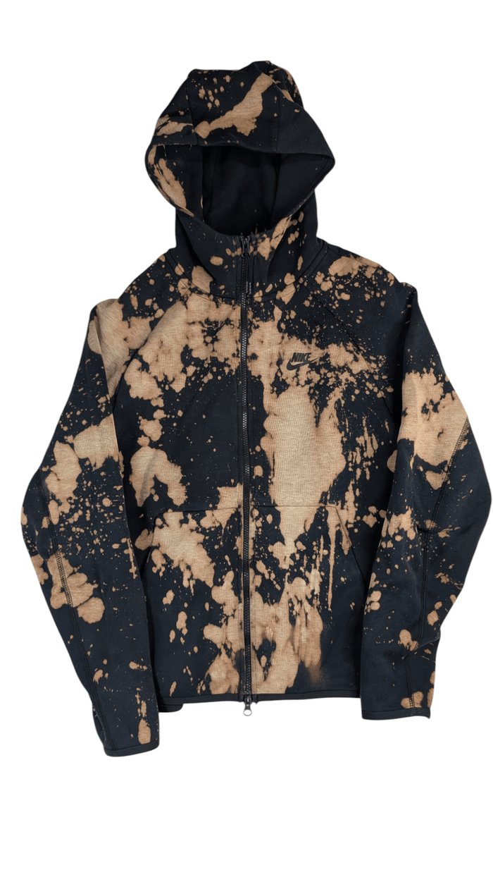 Nike Men's Hoodie Tye Dye Black Size Medium