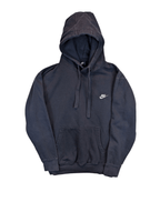 Nike Men's Logo Navy Hoodie Jumper Size Medium - REWEAR CLUB