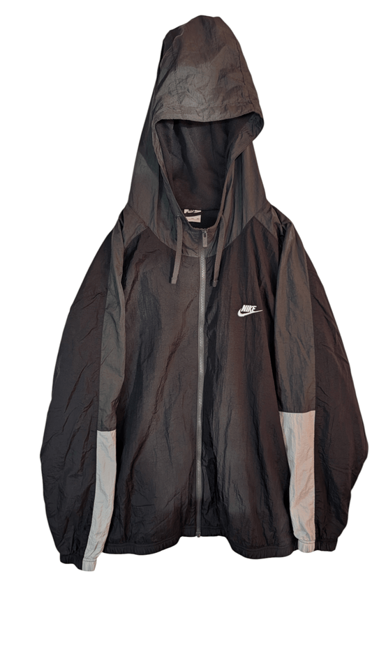 Nike Sports Windbreaker Black / Grey - REWEAR CLUB