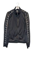 Nike Sportswear Swoosh Taped Track Jacket Black - REWEAR CLUB