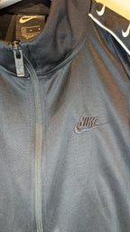 Nike Sportswear Swoosh Taped Track Jacket Black - REWEAR CLUB