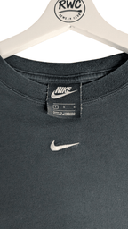 Nike Swoosh Crop Tee Black - REWEAR CLUB