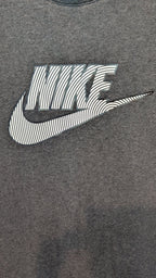 Nike Two Tone Logo Sweatshirt Grey / Black - REWEAR CLUB