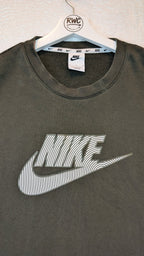 Nike Two Tone Logo Sweatshirt Grey / Khaki - REWEAR CLUB