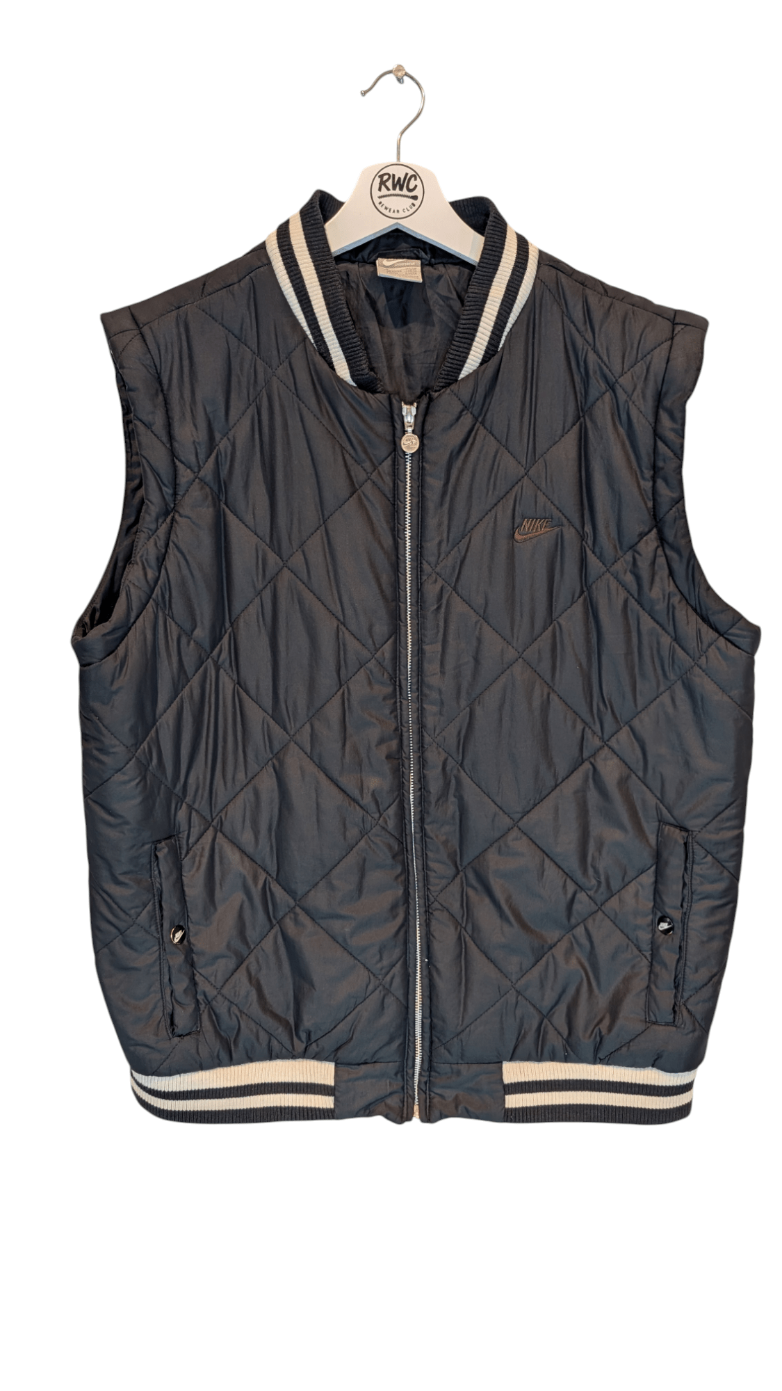 Nike Vintage 90s Sportswear Gilet Black - REWEAR CLUB