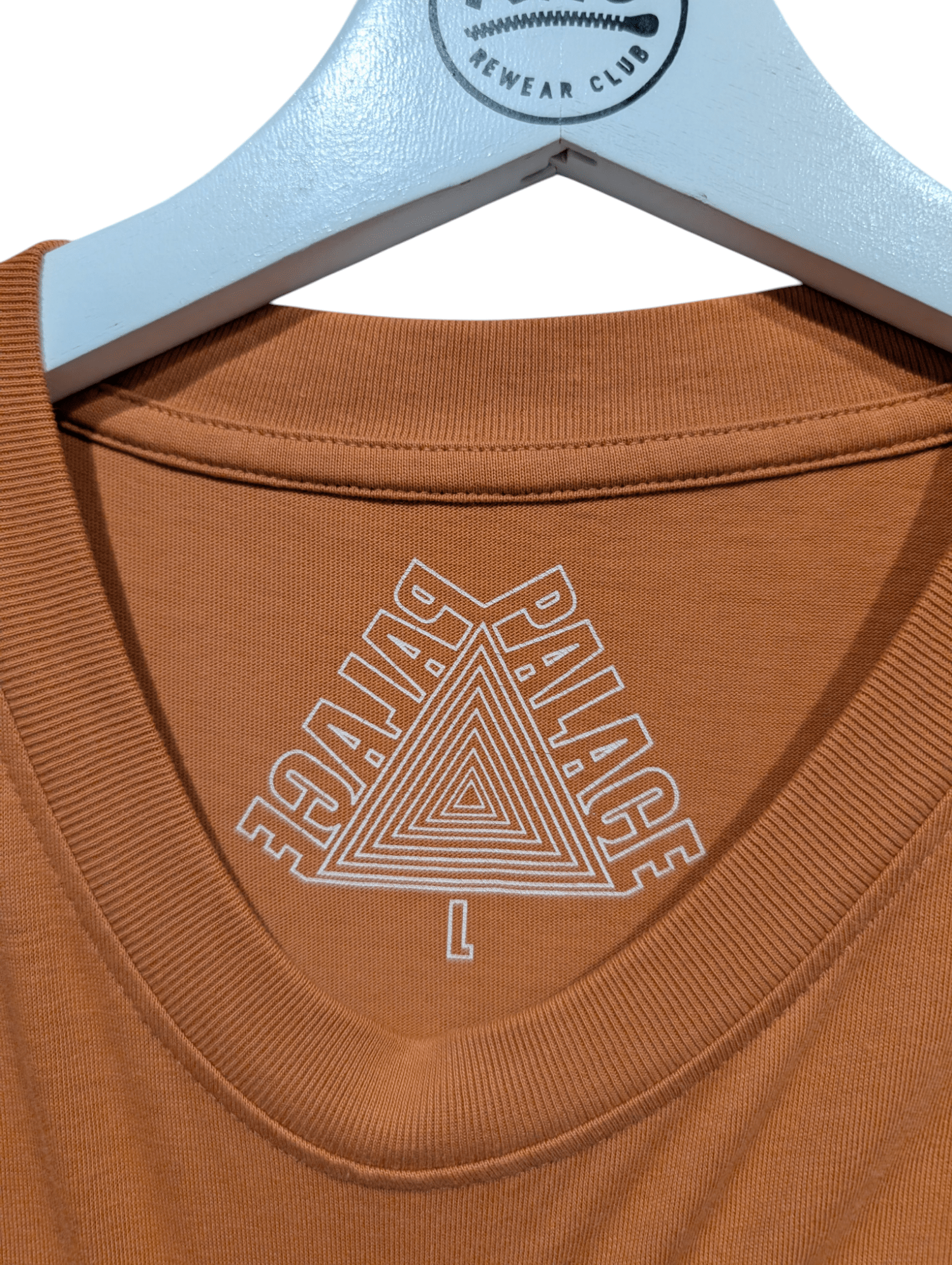 Palace Men's Oversized "Valley Of The Shadows" T-shirt "Caramel" Size Large - REWEAR CLUB