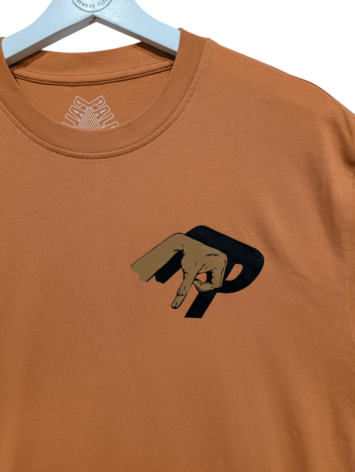 Palace Men's Oversized "Valley Of The Shadows" T-shirt "Caramel" Size Large - REWEAR CLUB