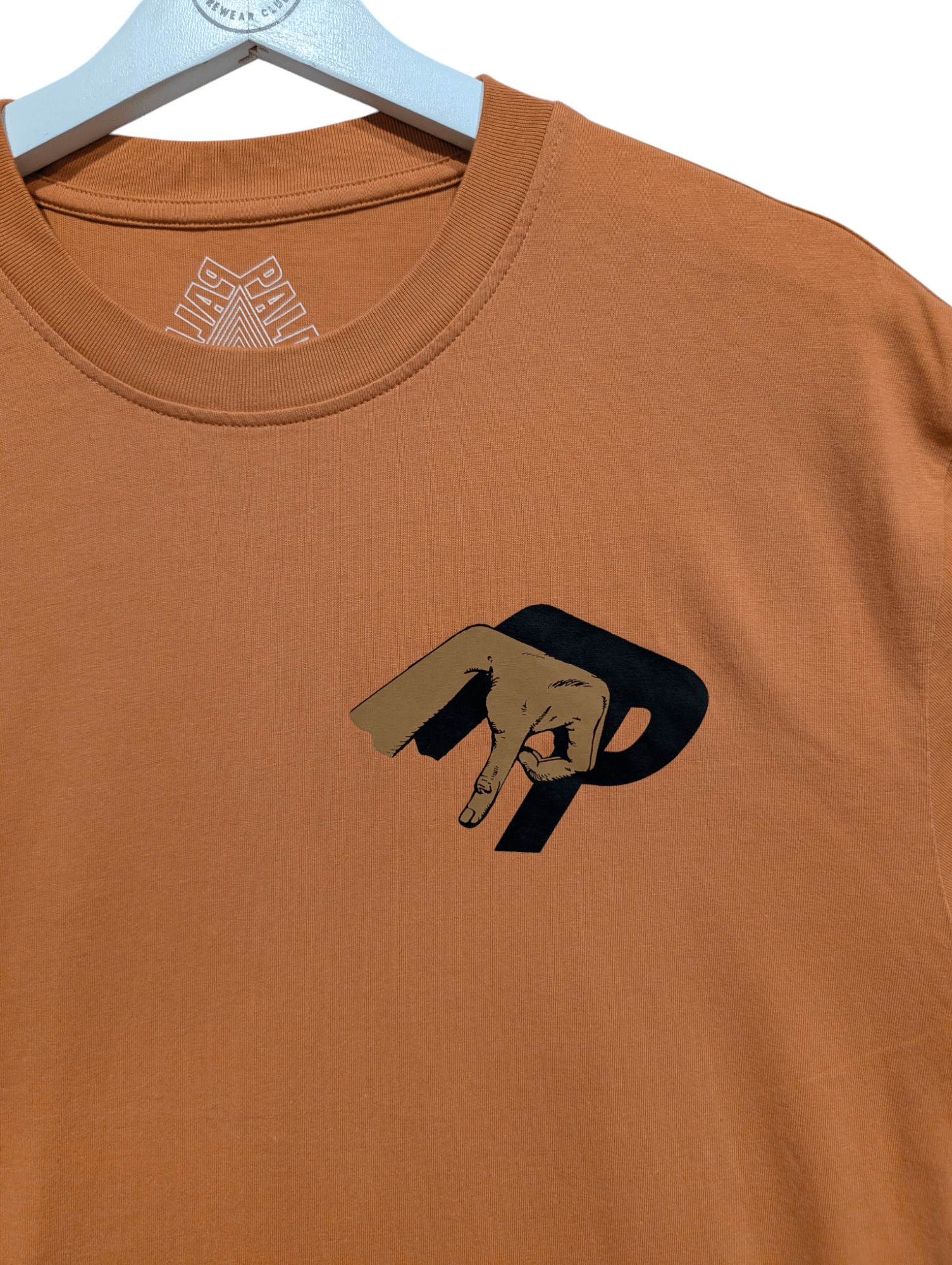 Palace Men's Oversized "Valley Of The Shadows" T-shirt "Caramel" Size Large - REWEAR CLUB
