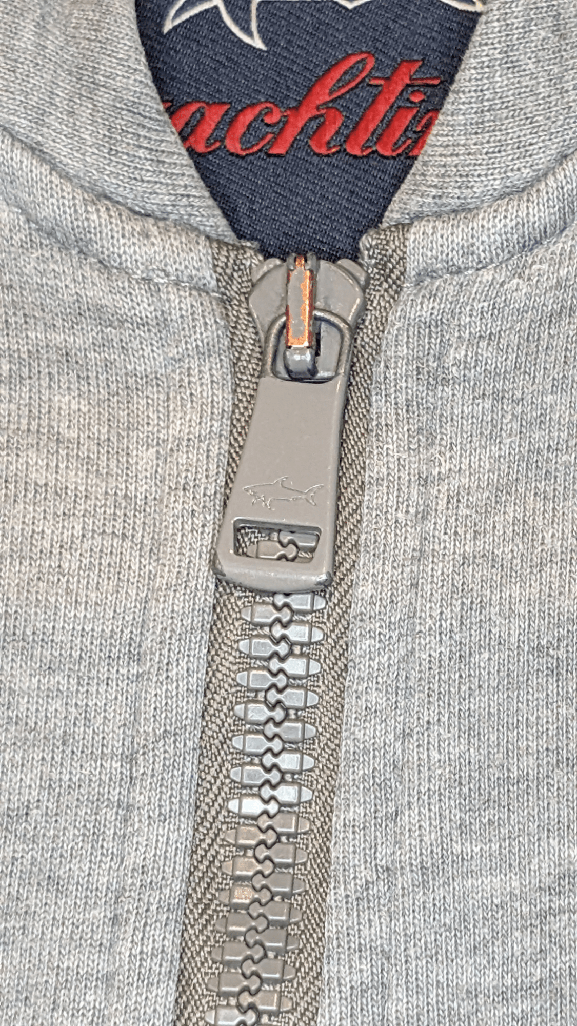 Paul And Shark Zip Up Hooded Jumper Grey - REWEAR CLUB