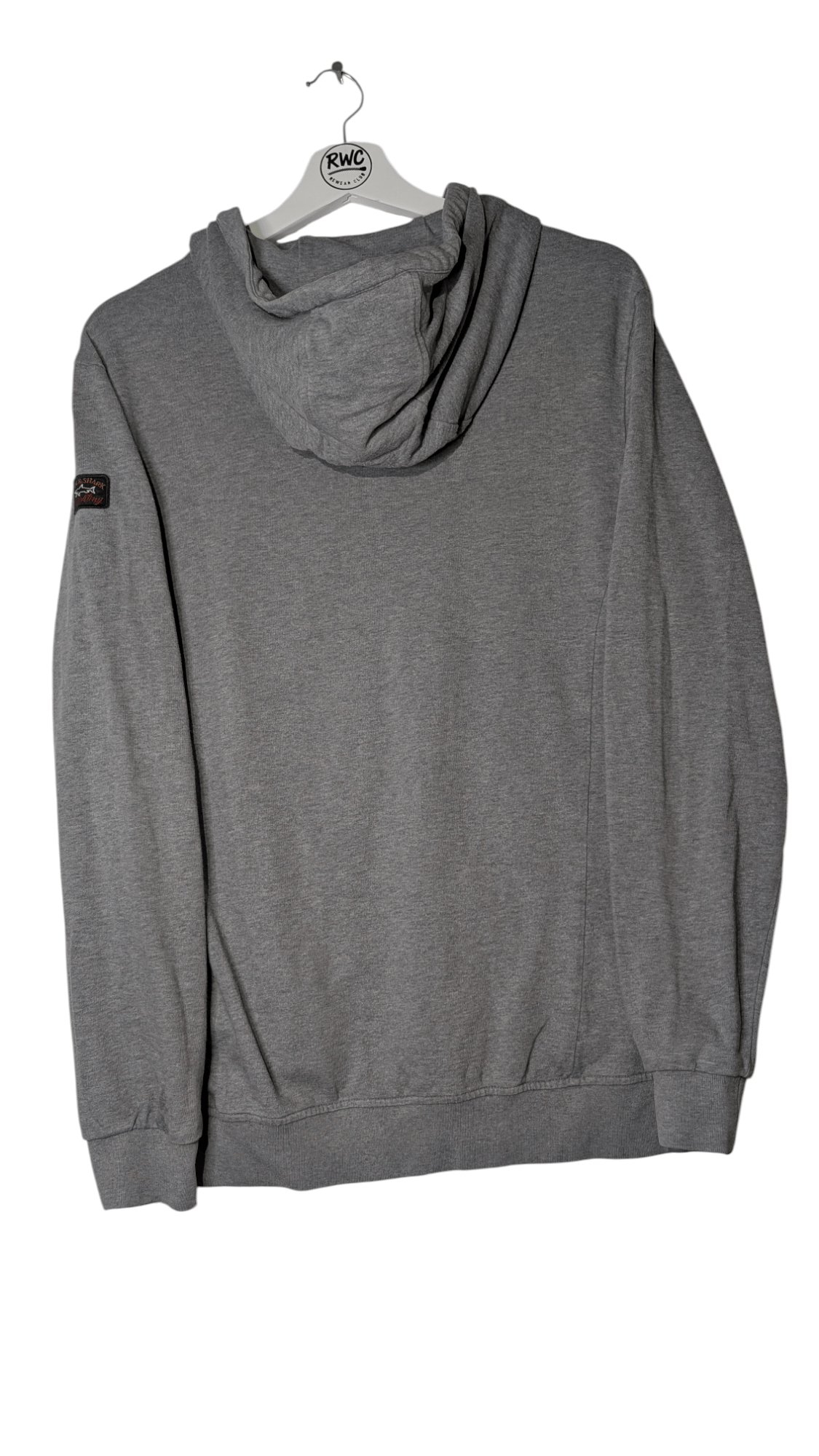 Paul And Shark Zip Up Hooded Jumper Grey - REWEAR CLUB