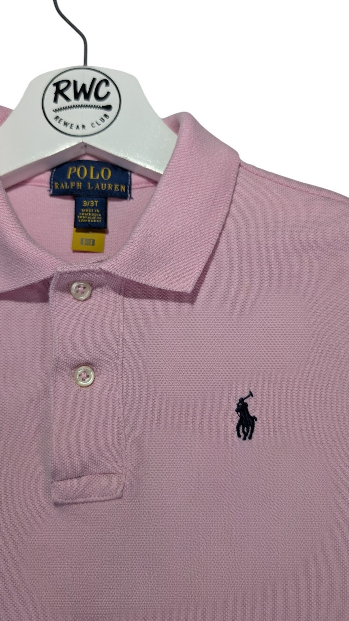 Ralph Lauren Polo Shirt Pink Boys - REWEAR CLUB