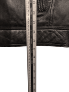 Real Leather Factory Men's Full Zip Leather Jacket Size Extra Large - REWEAR CLUB