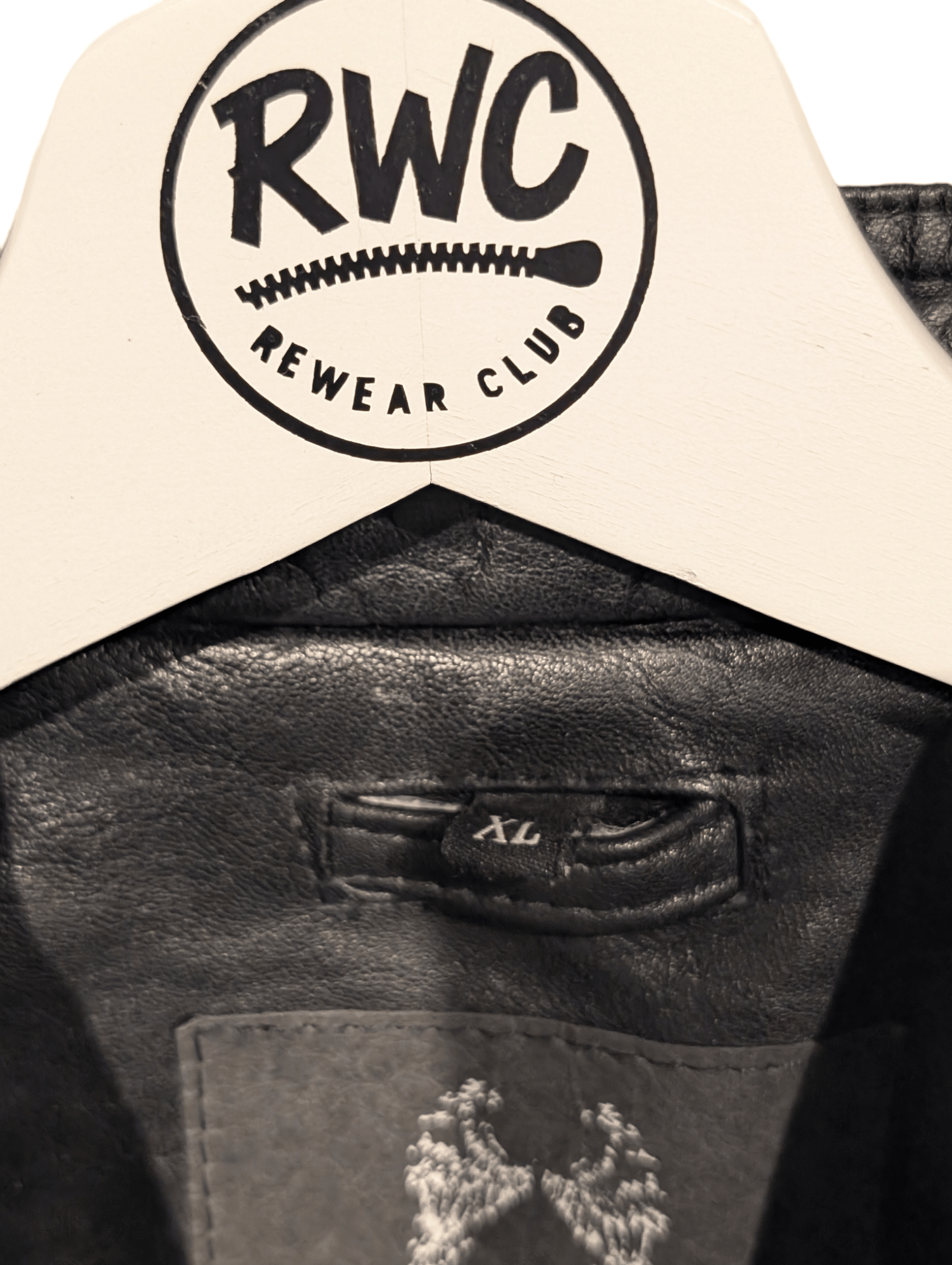 Real Leather Factory Men's Full Zip Leather Jacket Size Extra Large - REWEAR CLUB