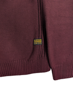 G-Star Raw Men's Burgundy Swestshirt Jumper Size Medium