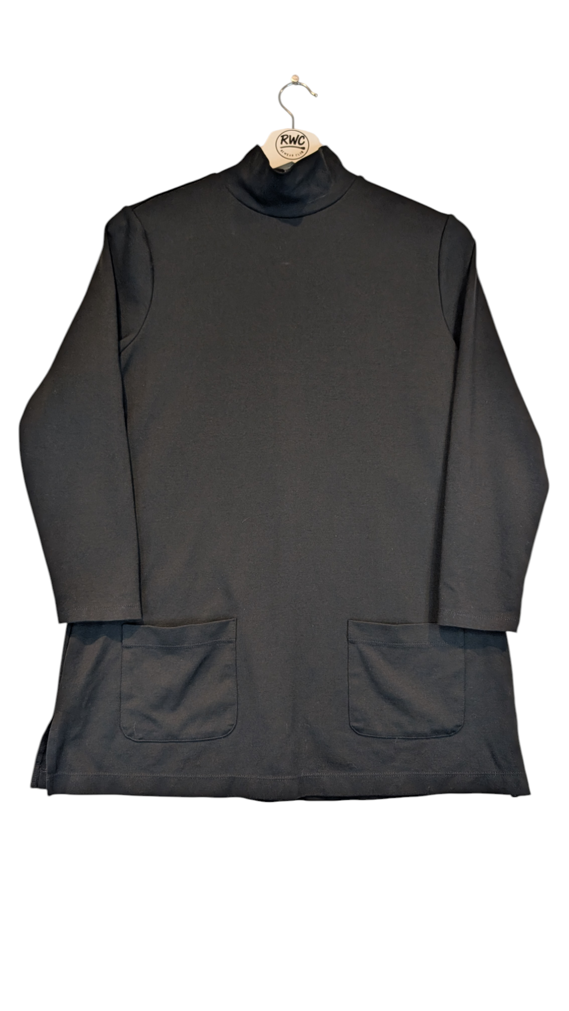 Ralph Lauren Women's Long Sleeved Tunic Top Black Size Large