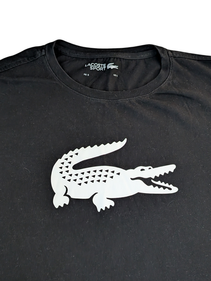 Lacoste Men's Logo T-shirt Black Size Large