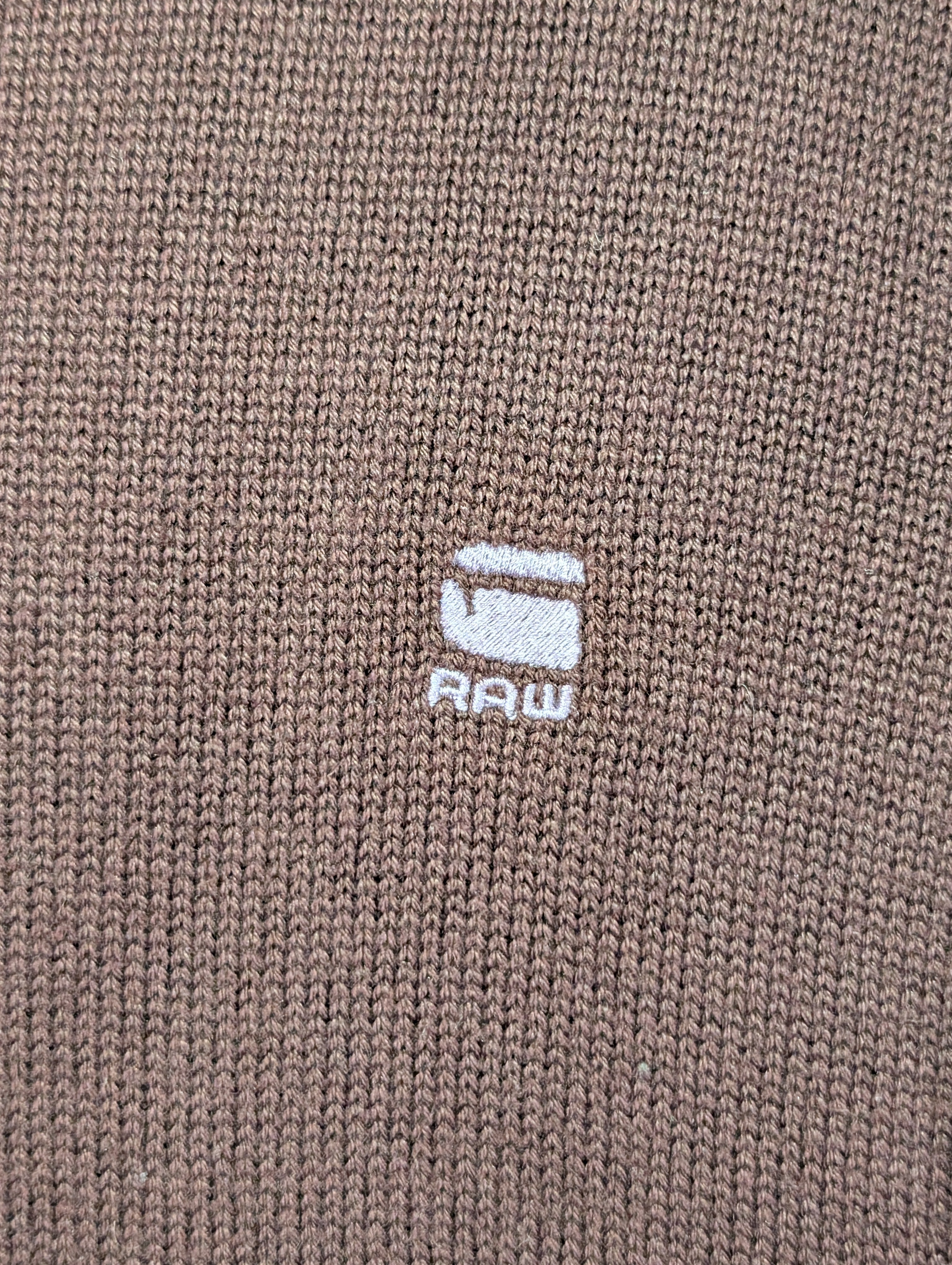 G-Star Raw Men's Burgundy Swestshirt Jumper Size Medium