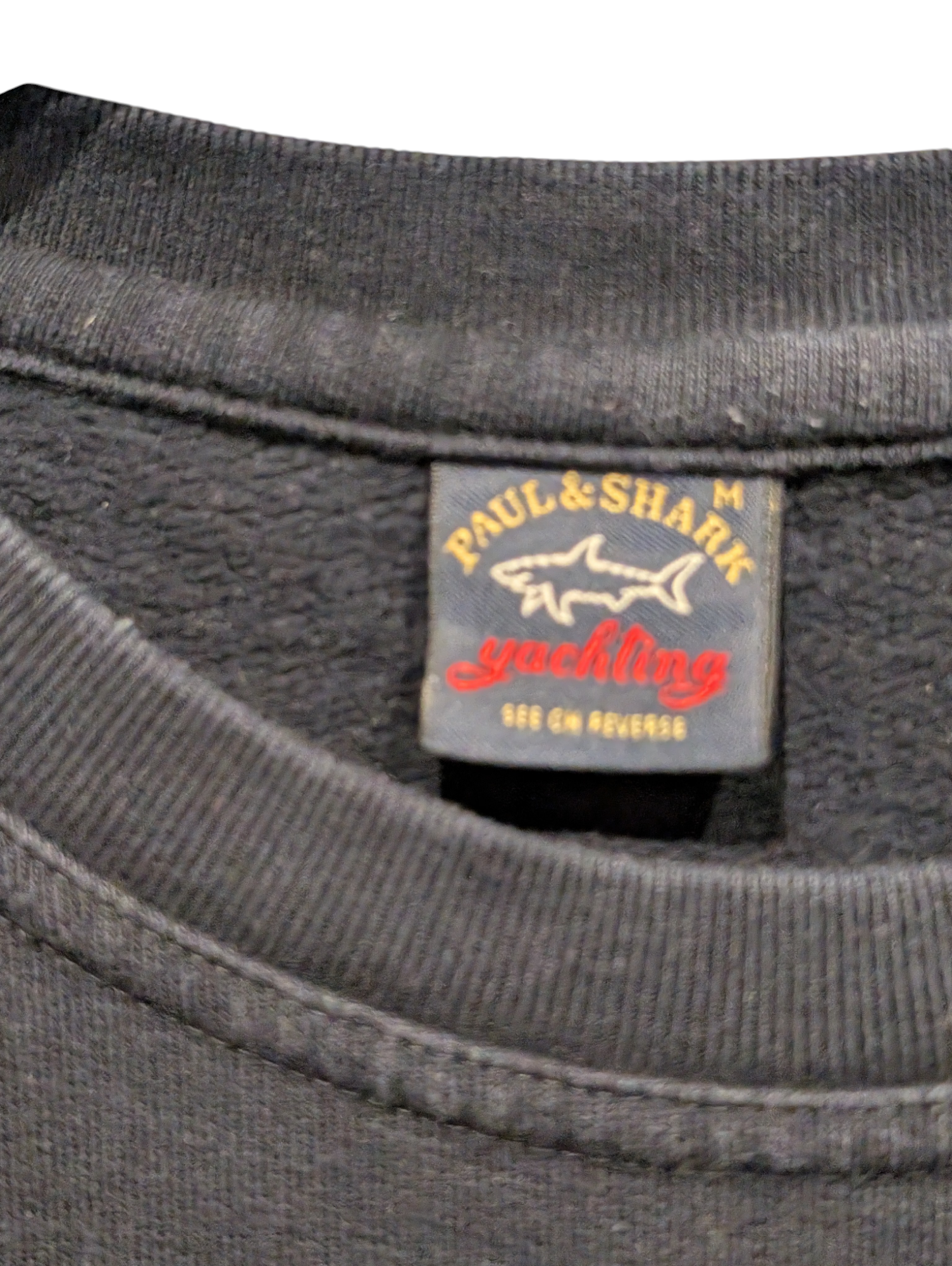 Paul & Shark Yachting Navy Sweatshirt Crewneck Mens Jumper Size M