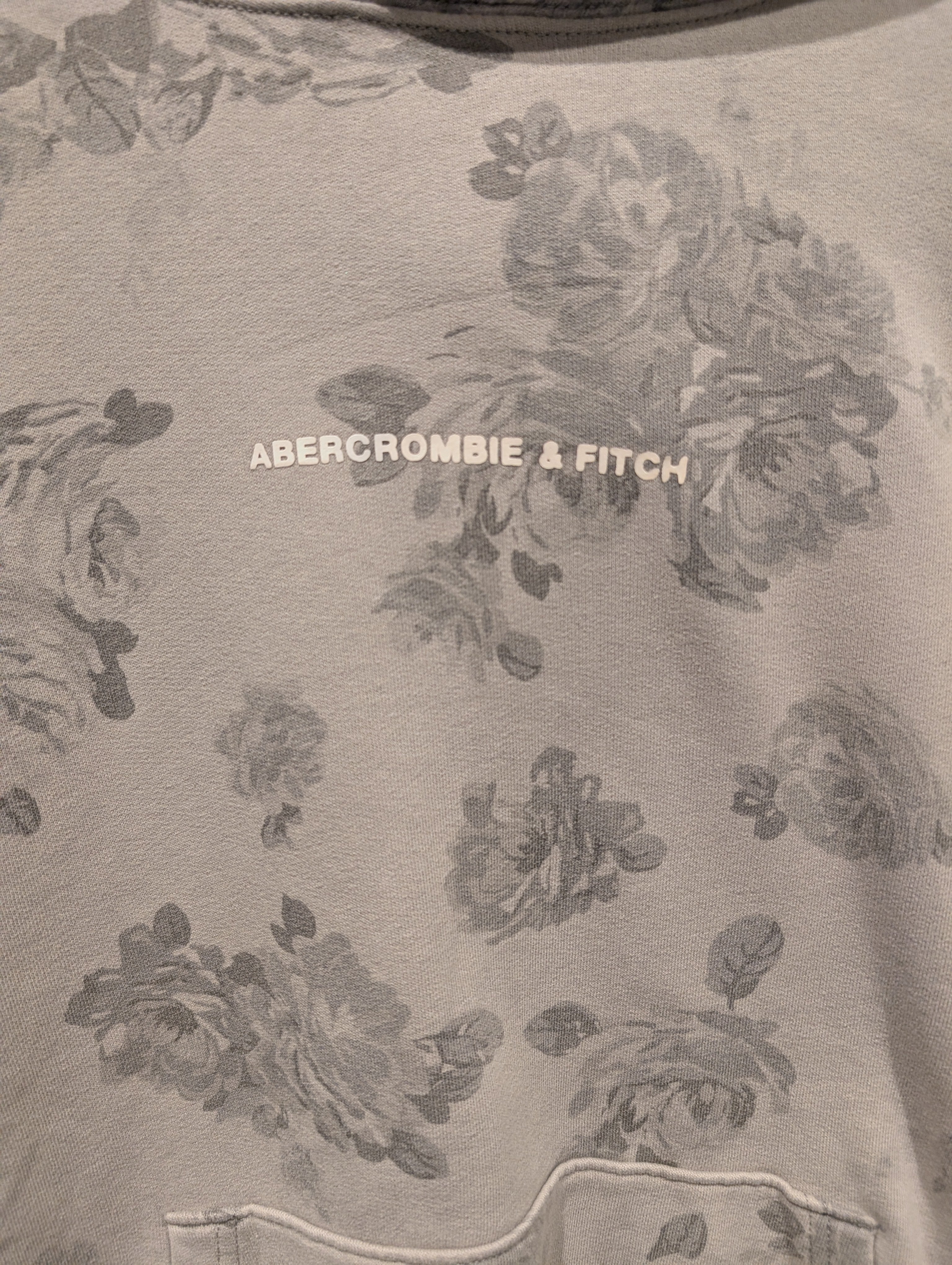 Abercrombie & Fitch Men's Floral Hoodie Size Medium