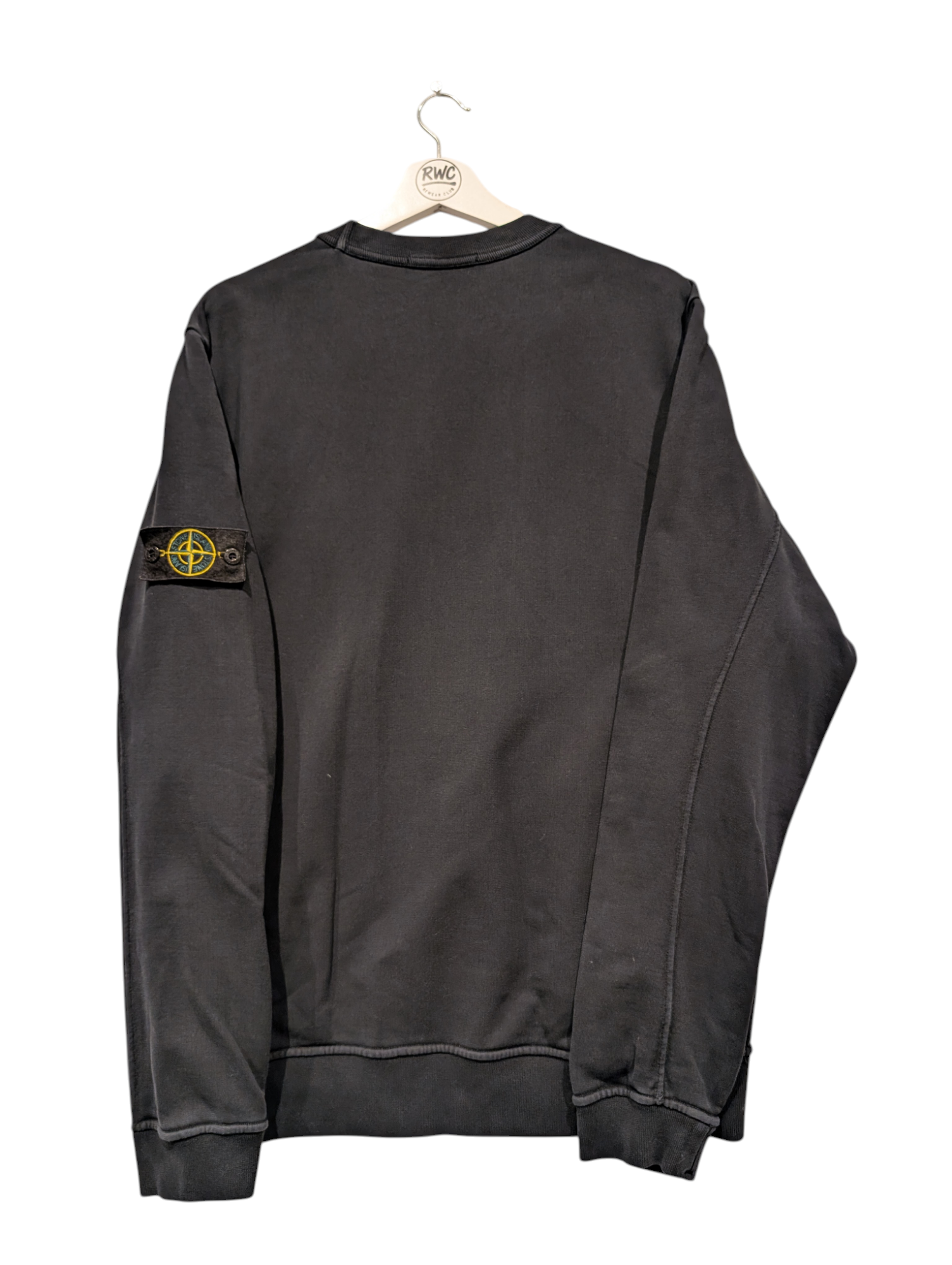 Men's Stone Island Jumper Black Size Extra Large