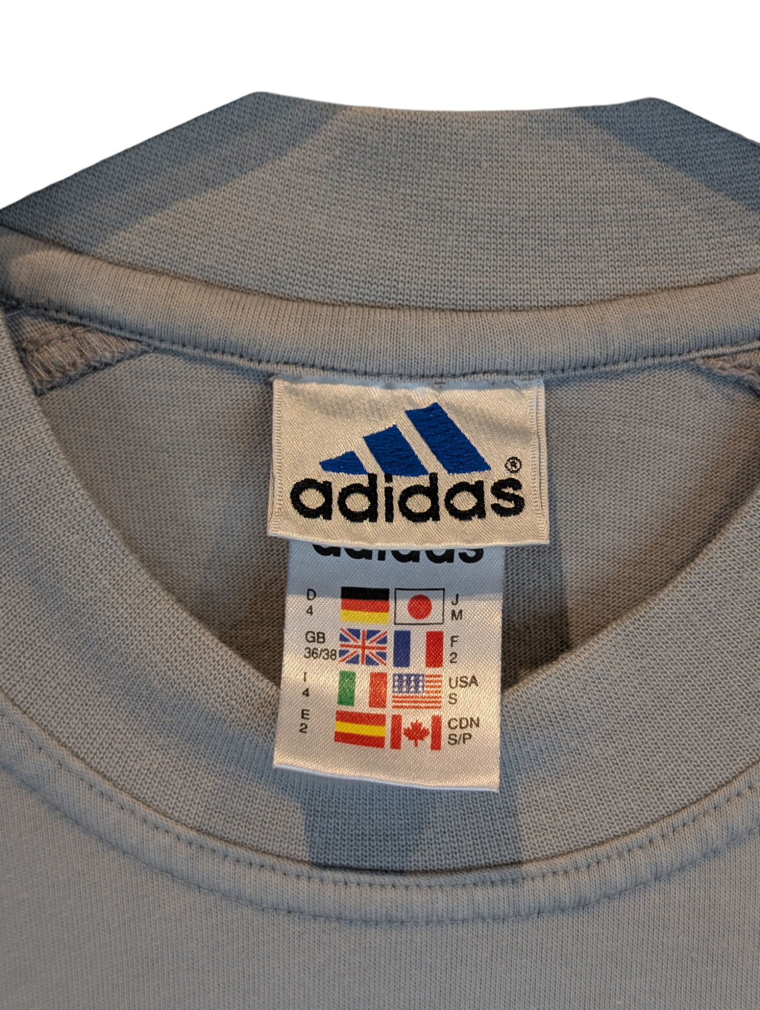 Vintage Adidas Men's Oversized T-shirt Size 36/38