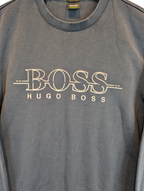 Boss Hugo Boss Men's Crewneck Jumper Navy Size Medium