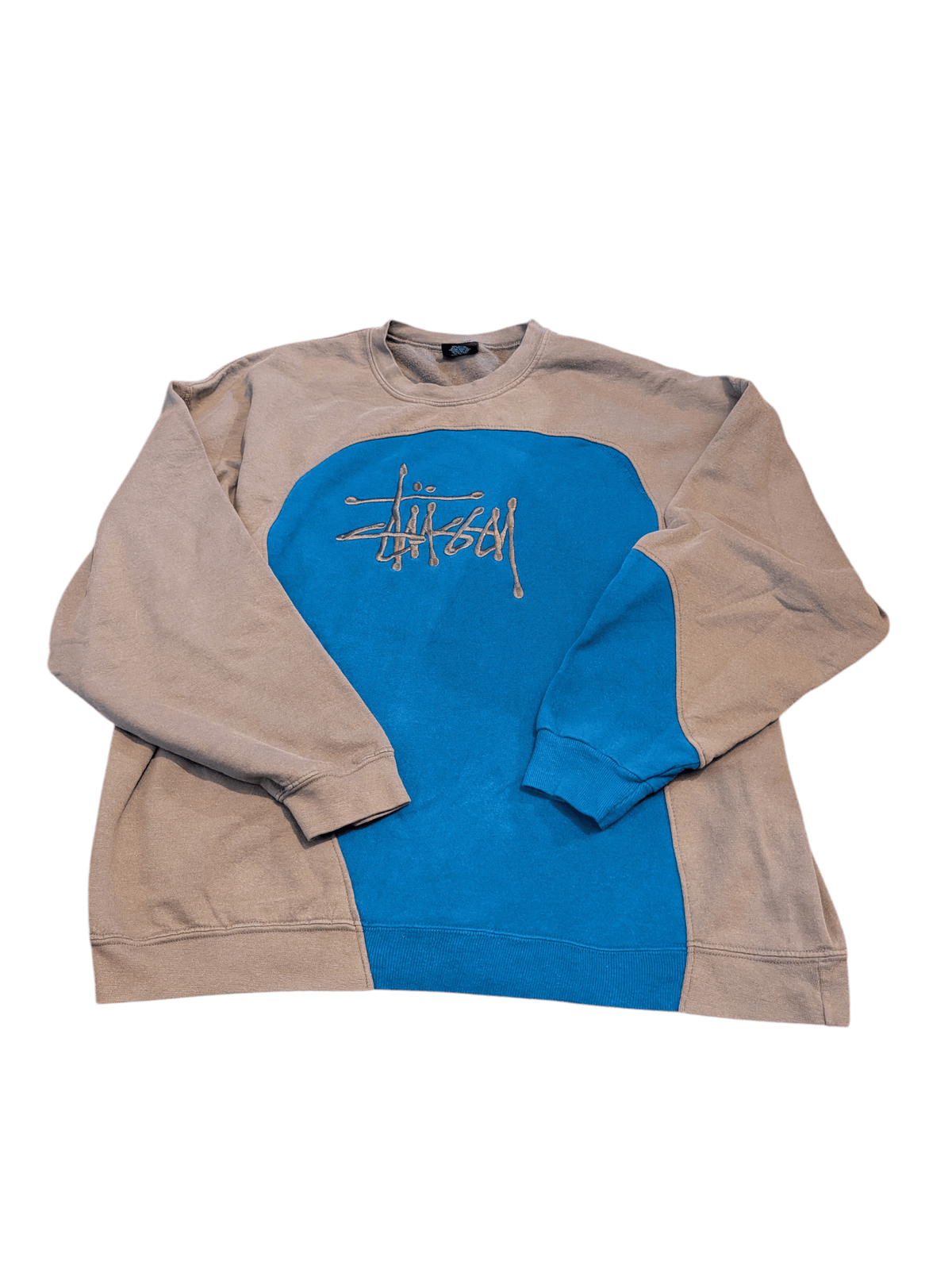Stussy Multicolour Reworked Jumper - Mens L - REWEAR CLUB