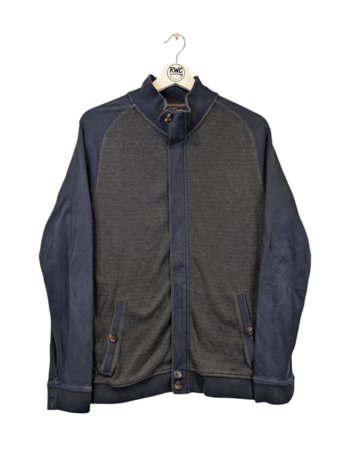 Ted Baker Men's Navy Pattern Jacket Size 4 (Medium)