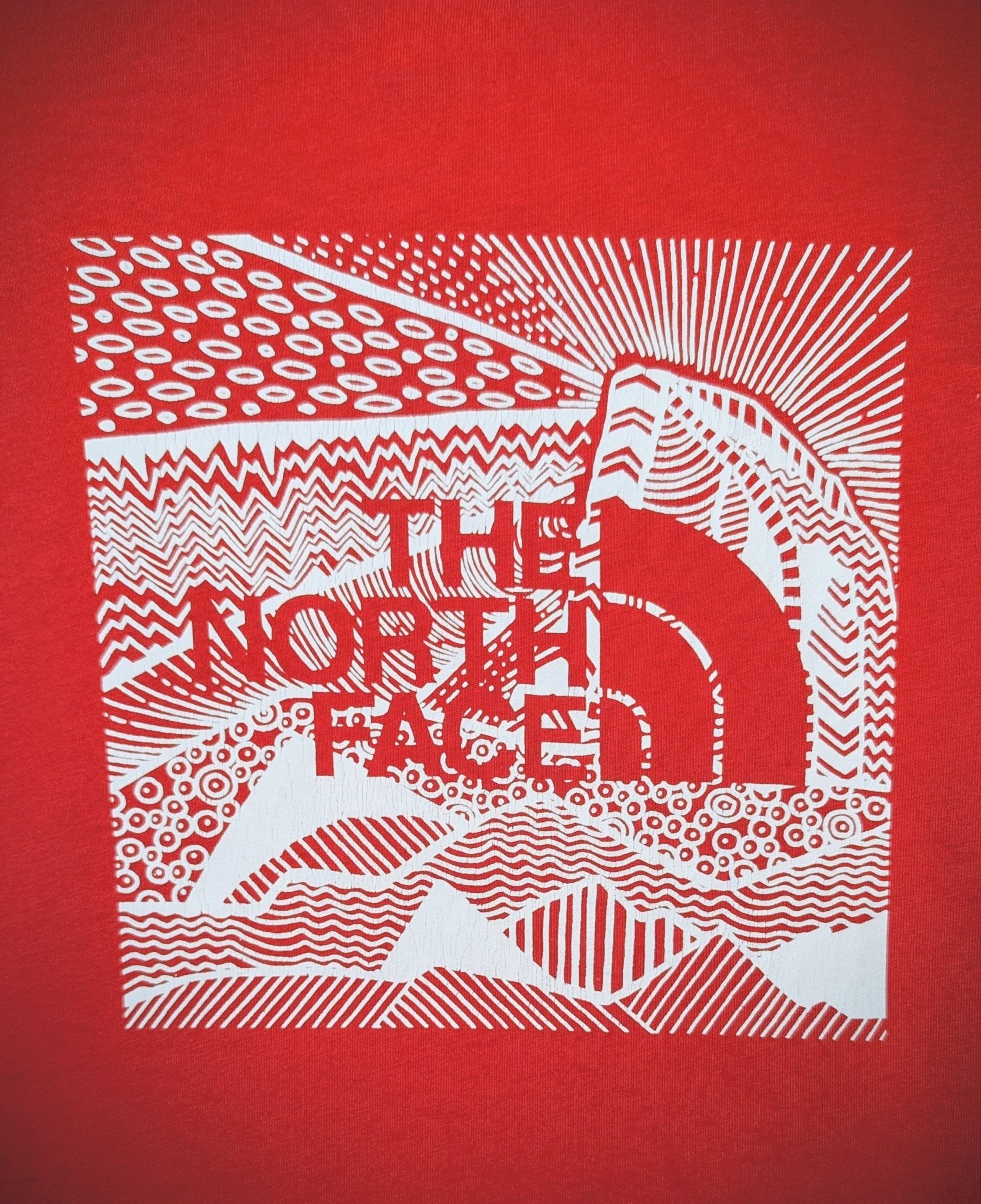 The North Face Redbox Celebration T-Shirt Red - REWEAR CLUB