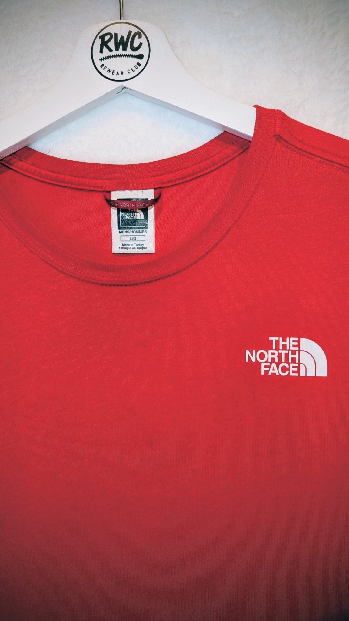 The North Face Redbox Celebration T-Shirt Red - REWEAR CLUB