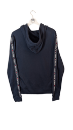 Tommy Hilfiger Full Zip Tape Hoodie Navy - REWEAR CLUB