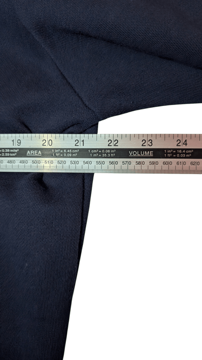 Tommy Hilfiger Full Zip Tape Hoodie Navy - REWEAR CLUB