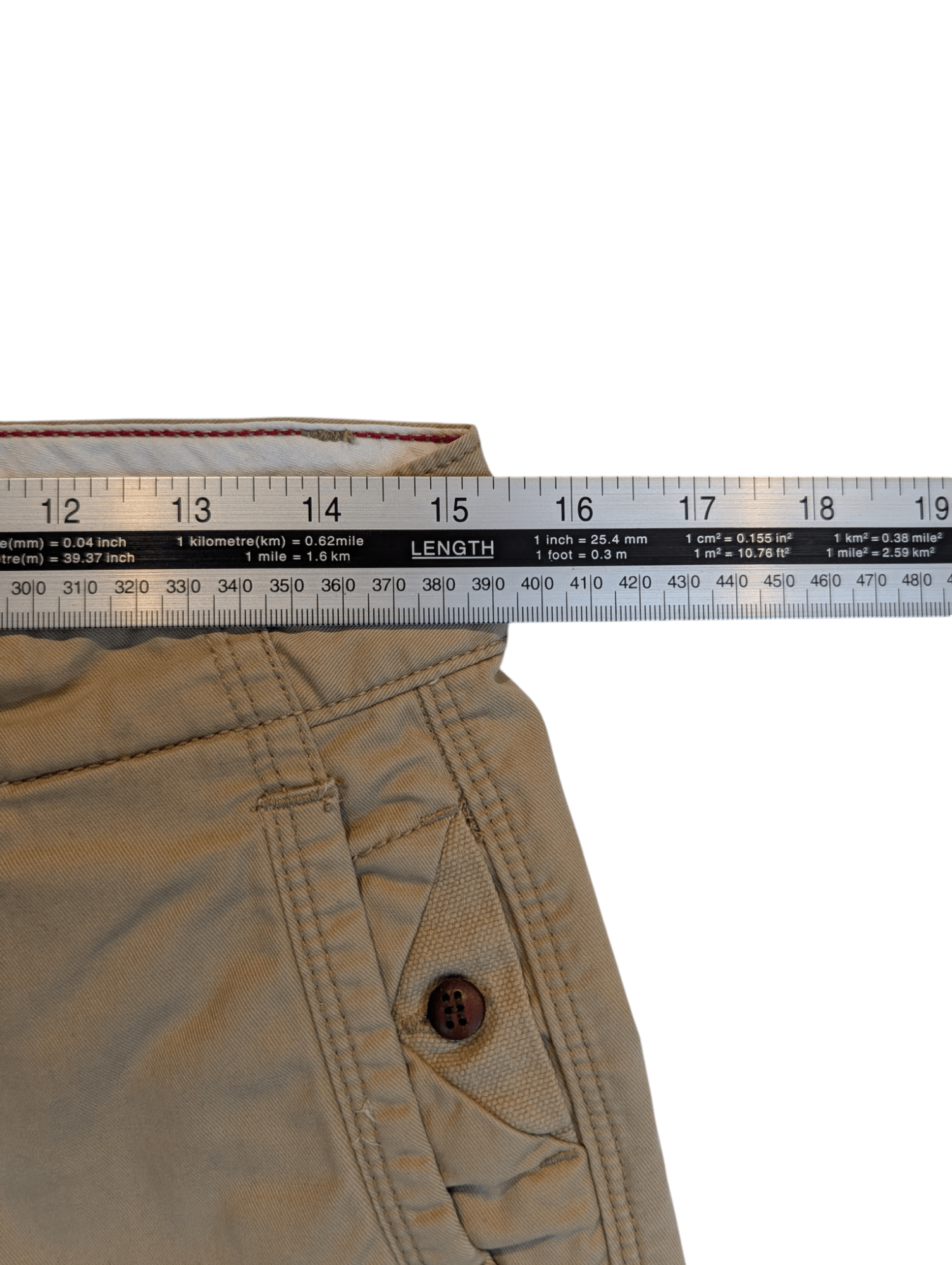 Tommy Hilfiger Men's Chino Shorts Beige W28 - REWEAR CLUB
