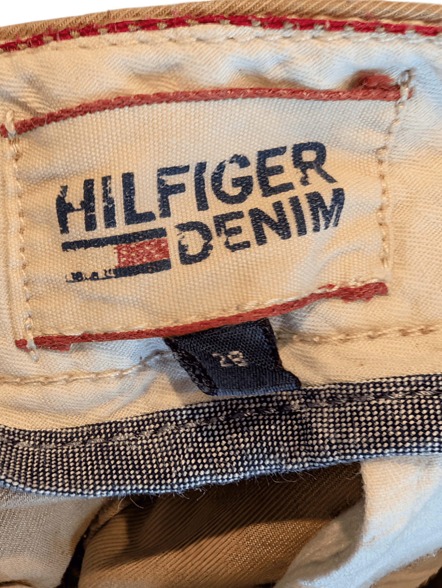 Tommy Hilfiger Men's Chino Shorts Beige W28 - REWEAR CLUB