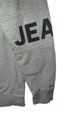 Tommy Jeans Relaxed Fit Crew Jumper Grey - REWEAR CLUB