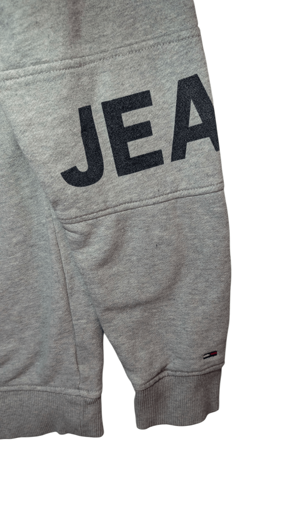 Tommy Jeans Relaxed Fit Crew Jumper Grey - REWEAR CLUB