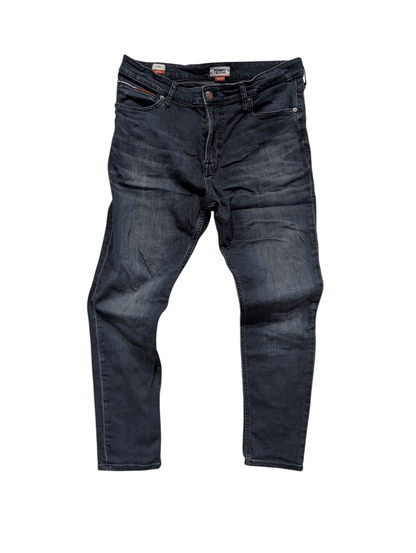Tommy Jeans Skinny Simon Blue Denim Mens Jeans W34 L30 Stretch Fit - REWEAR CLUB