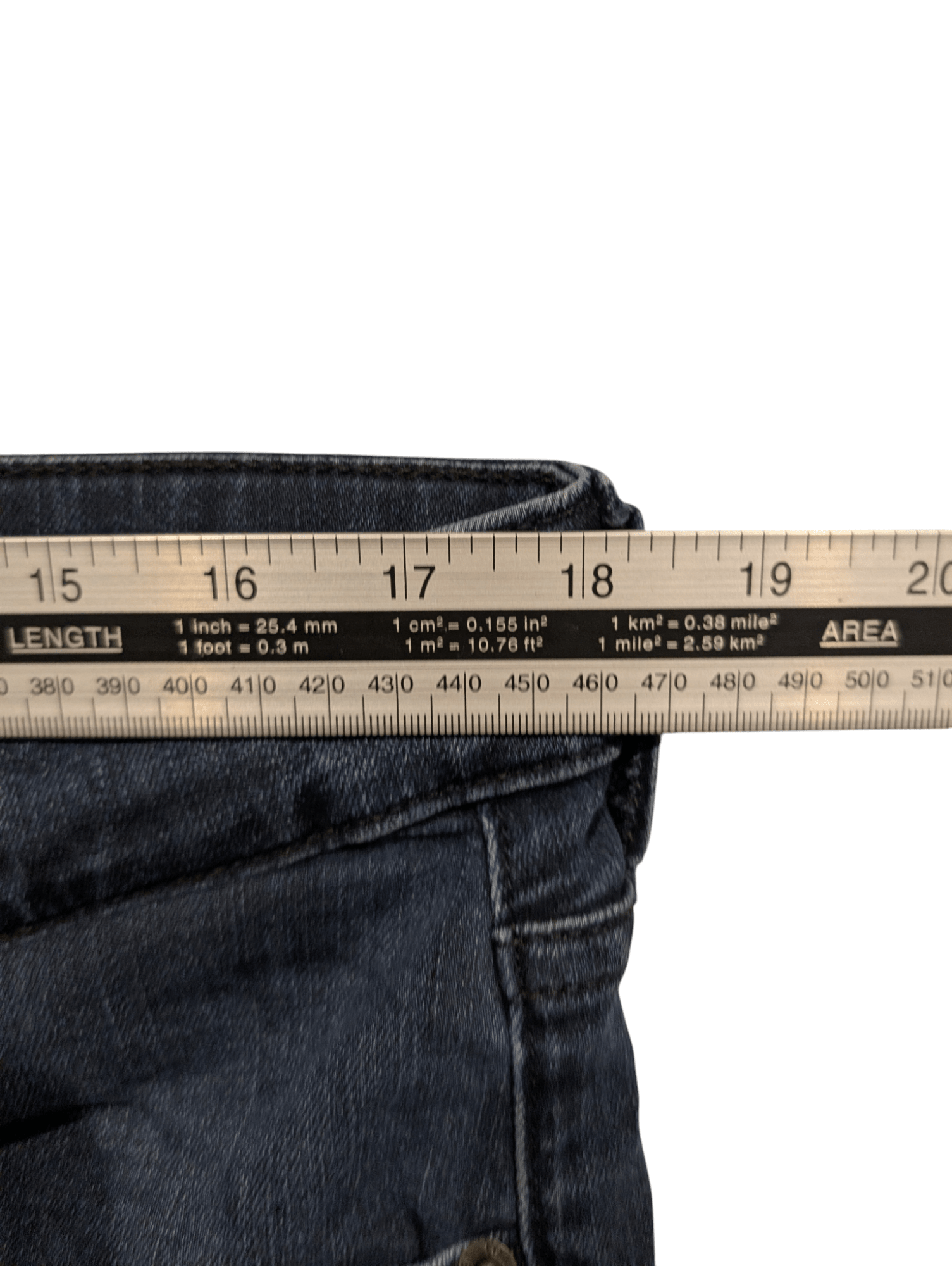 Tommy Jeans Skinny Simon Blue Denim Mens Jeans W34 L30 Stretch Fit - REWEAR CLUB