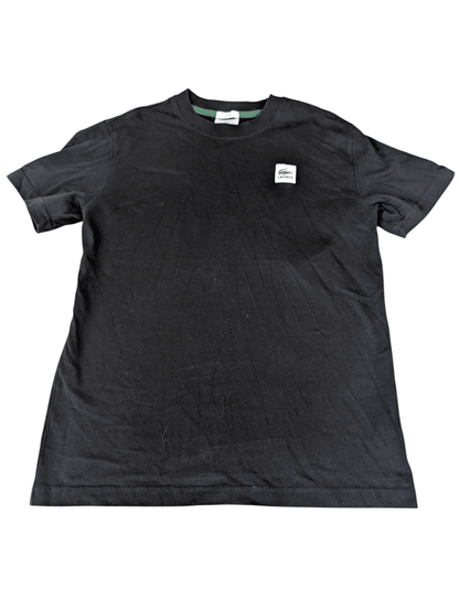 Unisex Oversize Lacoste Live Black T-shirt Size Small - REWEAR CLUB
