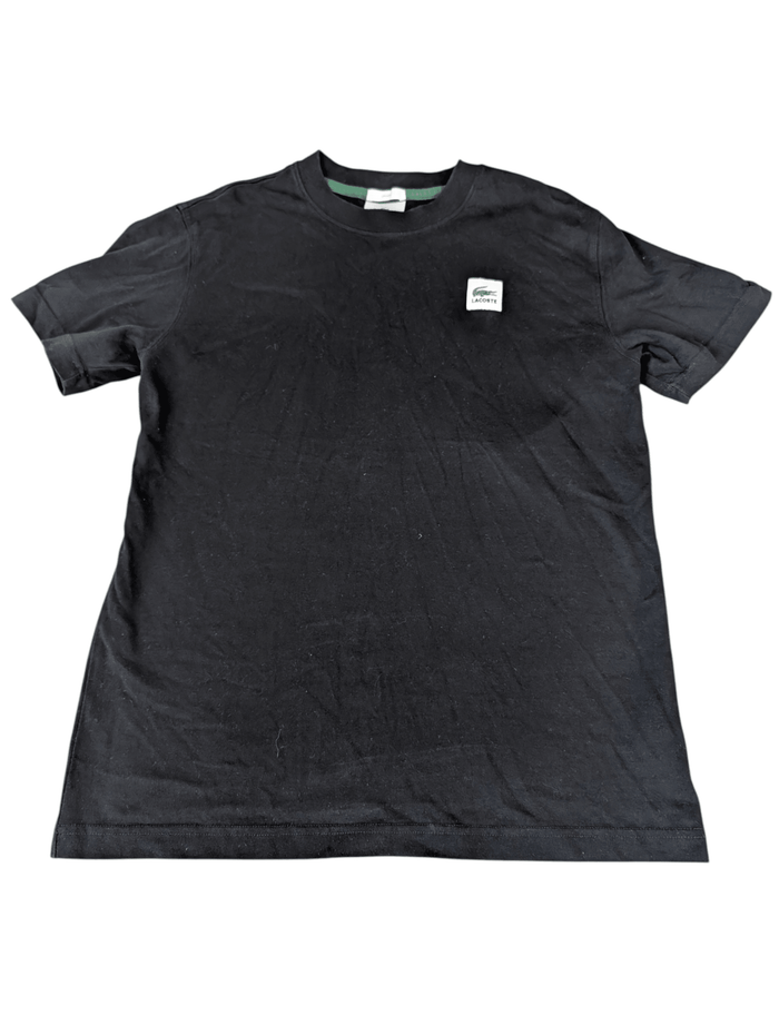 Unisex Oversize Lacoste Live Black T-shirt Size Small